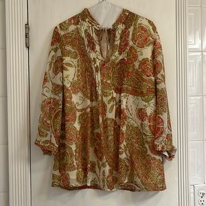 Jones New York lovely lined blouse